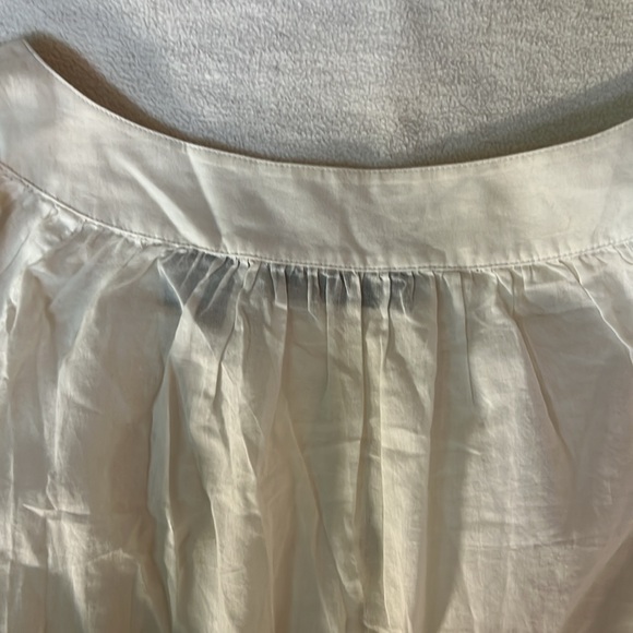 NWOT Charles Nolan off white blouse 100% cotton size 8 - Picture 5 of 6